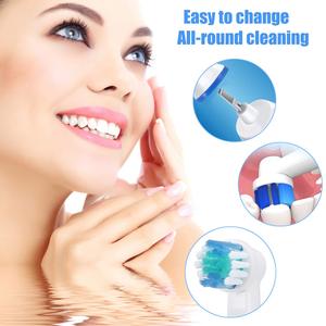 Testine per <span class=keywords><strong>spazzolino</strong></span> <span class=keywords><strong>elettrico</strong></span> per adulti con testine per spazzolini da <span class=keywords><strong>denti</strong></span> elettrici rotanti spazzolini elettrici - Product Image 5