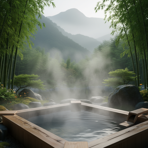 T-shirt Cat No Yu Onsen a maniche corte con motivo divertente con gatti, abbigliamento promozionale unisex - Product Image 3