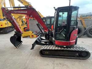 Mini pelleteuse Yanmar Vio55 de 5 tonnes fabriquée au Japon Mini pelleteuse sur chenilles Yanmar 55 d'occasion Vio55 PC55 SY55 ZX55 - Product Image 3