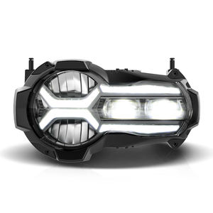 Faro a LED LOYO Light con Omologazione E-Mark e Luce DRL Abbagliante/Anabbagliante per <span class=keywords><strong>Moto</strong></span> BMW R1200GS 2014-2019, Ricambio per Faro Alogeno - Product Image 1