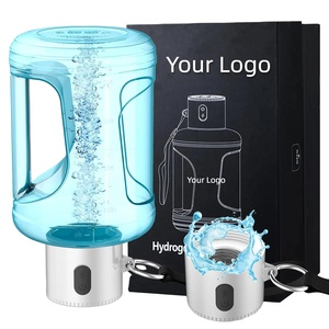 Bouteille d'eau hydrogénée 1500 ml avec générateur rechargeable par USB pour les sports de plein air et l'hydratation en déplacement - Product Image 1