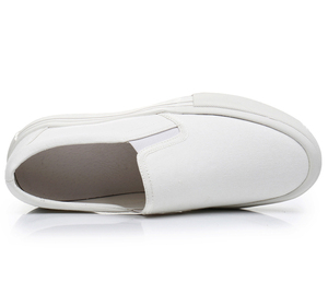 Sneakers in Tela Bianche e Nere Stile Slip-on TY, <span class=keywords><strong>Scarpe</strong></span> da Passeggio per Uomo e Donna - Product Image 6