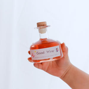 Vente en gros 50 100 150 200 250ml Haut de gamme Japonais Vin Whisky Vodka <span class=keywords><strong>Épaissi</strong></span>e Verre Dépoli Liège scellé Tequila Bouteille de Vin - Product Image 6