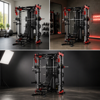 Power Rack Multifonctionnel pour la Maison : Cage de Musculation, Système de Poulies, Station de Tractions, Équipement d'Entraînement avec Barre