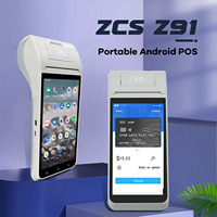 Z91 NFC Portable Portable POS Terminal Cash Billing Machine pour Petite Entreprise Barcode Scanner Imprimante pour Boutique Restaurant Hôtel