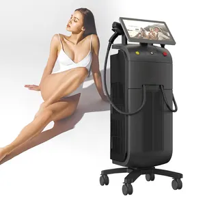 Lufenbeauty New Products Diode Laser Hair Removal Machine Salon Beauty Device Use Hair Removal Laser 3 Wavelength Titanium