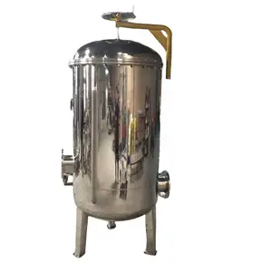 Industrial filter stainless steel 304/316 3 core-100 core extra large flange filter housing