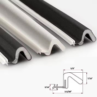 Bande d'étanchéité en mousse PU en forme de V découpée sur mesure pour portes en bois, haute qualité, 9x10mm, matériau PE/PVC/PU
