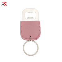 Décapsuleur porte-clés personnalisé avec logo imprimé, en cuir PU, mini décapsuleur pour bière, idéal pour cadeaux souvenirs (vente en gros)