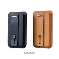 Nouveau Portefeuille Anneau Magnétique en Cuir pour Cartes Téléphone iPhone Samsung Google Pixel OEM ODM Logo Personnalisé Emballage