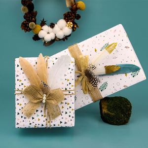 Venta al por mayor 80g Día de San Valentín papel tisú 43*300cm regalo de lujo embalaje personalizado rollo de papel de regalo - Product Image 1