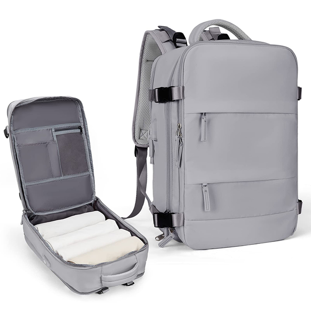 Multifunction Smart Backpack Bagpack Laptop Zipper  Travel Backpack Bag With USB Charging Port for Travelling
