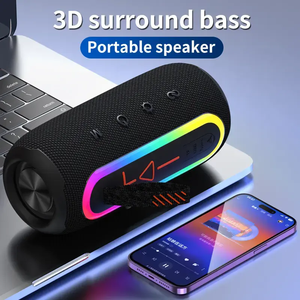 Flip 6 Max Portable Blue Tooth 5.3 Wireless Speaker Rgb Led Lighting Usb Aux Multifunctional Fm <strong>Radio</strong> Clear Sound Outdoor Use - Product Image 3
