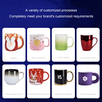 Tasse à café en céramique de porcelaine avec logo personnalisé, tasse à sublimation, cadeau, tasse à thé, vente en gros, tasses à café en céramique avec logo personnalisé