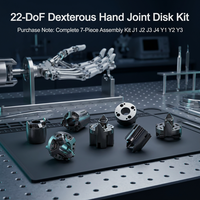 Kit de Componentes de Articulación Uniball, Articulación Duradera para Manos de Robots de Investigación, Interfaz de Articulación Robótica de Ultra Precisión