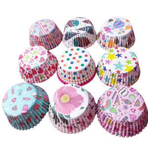 Precio más bajo, papel para magdalenas de grado alimenticio personalizado, taza de papel desechable para magdalenas, revestimientos para pasteles, taza de pastel de papel a prueba de grasa - Product Image 6