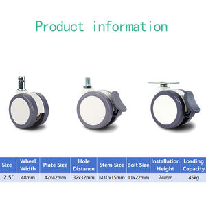 Ruedas de Poliuretano, Nylon, TPR y PP para Camas de Hospital, Proveedor de Ruedas para Camas de Hospital, Fabricación de Piezas y Equipos Médicos - Product Image 5