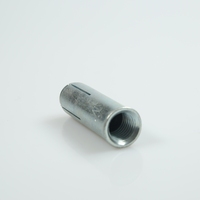 Ancrage à vis fileté en zinc durable pour fixation en béton, connexion par tige filetée M6 M8