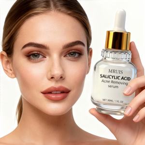 Sérum anti-acné sans huile, gel à l'<span class=keywords><strong>acide</strong></span> <span class=keywords><strong>salicylique</strong></span> + hamamélis, pour l'apparence des pores, apaisant pour la peau, non comédogène, sans parfum - Product Image 4