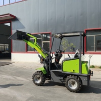 Kleiner Elektro-Radlader Mini-Frontlader mit Schaufel Kompakt & Flexibel für Landwirtschaft Baustelle Hofarbeit