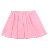 Jupes de danse en mousseline pour filles 2026, taille élastique, jupe de ballet à enfiler