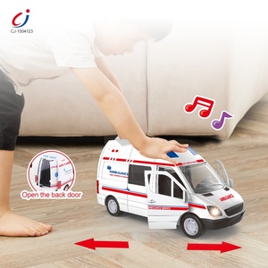 Giocattolo Multifunzionale Chengji: Parcheggio con <span class=keywords><strong>Ambulanza</strong></span> 1:32 in Lega, Interfono, Luci e Musica per Bambini - Product Image 2