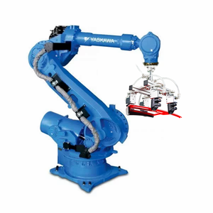 Brazo de robot de <span class=keywords><strong>6</strong></span> ejes YASKAWA Motoman GP180 Robot de paletización automática 180kg Carga útil 2702mm Alcance Brazo de robot industrial con pinza - Product Image 2