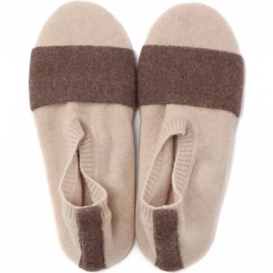 Zapatillas de Maternidad de Cachemira 100% Pura para Otoño-Invierno, Cálidas, de Corte Bajo, para Interiores - Product Image 5