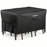 Housses de protection imperméables pour meubles de jardin d'extérieur, housses durables pour ensembles de meubles de patio, protection anti-pluie et anti-UV pour meubles de jardin.