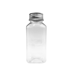 350 400 500ml Square Juice Plastic Bottle