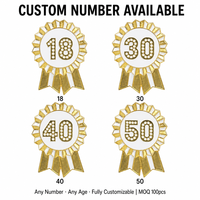 Plaque de décoration vintage personnalisable avec nom, en métal, pour guitare, épingles, badges de revers et badges artisanaux