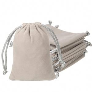 Bolsas de Terciopelo para Joyería con Cordones, Bolsas de Regalo de Terciopelo para Pendientes, Bolsitas para Recuerdos de Boda - Product Image 3