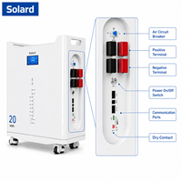 Monitor WiFi Inteligente Solard de 16 kWh para Apartamentos Modernos, Sistema de Almacenamiento de Energía Solar de Alto Rendimiento y Calidad Superior
