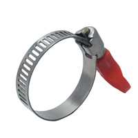 Type de clé en plastique papillon de style américain poignée réglable clé tournante collier de serrage pour tuyau