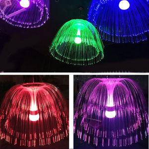 Luz de las medusas de la fibra óptica de 6W RGB con el control inalámbrico para la decoración al aire libre - Product Image 4