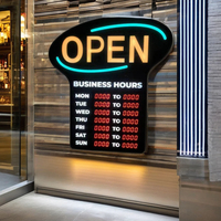 Usine fabrication personnalisable LED boîte à lumière signe mignon acrylique formant pour intérieur/extérieur 10mm affiche numérique centres commerciaux