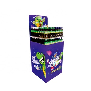 กล่องกระดาษแข็งพับได้แบบกำหนดเอง เป็นมิตรกับสิ่งแวดล้อม สำหรับโปรโมชั่นโฆษณาในซูเปอร์มาร์เก็ต เหมาะสำหรับวางเครื่องดื่มชูกำลัง - Product Image 2