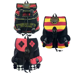 3 Styles Famous Popular Movie Women's Backpacks Harry School Shoulder Bag Anime Drawstring Backpack Bag