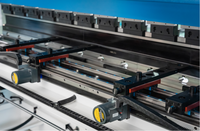 Presse plieuse hydraulique CNC entièrement automatique 110 tonnes 4100 mm 6+1 axes |   Machine à plier les tôles en acier au carbone et en aluminium de haute précision