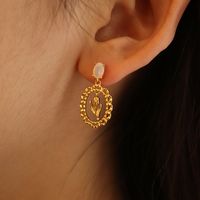 Chris April auf Lager Vergoldeter 925er Sterling Silber Tulpen blumen ohr stecker mit synthetischem Edelstein