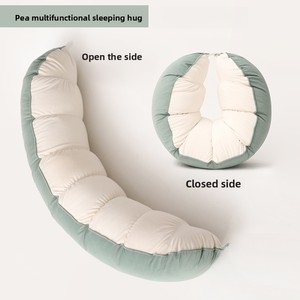 Almohada de Maternidad de Fibra de Viscosa, Larga, para Dormir de Lado, con Soporte para Piernas, Desmontable, Lavable, para Muñecas, 1 Metro - Product Image 5