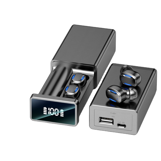 JL WD22-(A22) Wireless for TWS In-Ear Gaming Earbuds Noise Cancelling Digital Display Low Latency Stereo Headphones USB