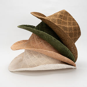 Sombrero de Paja para el Sol, Estilo Vaquero, para Hombre, de Ala Ancha, Protección Solar, para Trabajo Agrícola, Venta al Por Mayor - Product Image 1