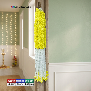 Artificial Flower Factory Luxury Artificial Flower Garland <b>Plastic</b> <b>Edges</b> Indoor Hanging Decoration Wholesale Rs.1600/10pcs - Product Image 2
