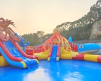 Parc aquatique Commercial, parc d'attraction gonflable