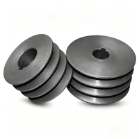 Poulie de courroie trapézoïdale en acier usinée sur mesure ANSI/RMA IP-20, pièce de transmission multi-creuses pour pompe DIN 2211 ISO 4183 OEM ODM