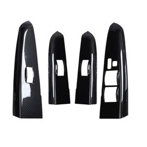 DECHI RHD LHD ABS Plastique Sport Aspect Fibre de Carbone Garniture de Panneau de Boutons de Commande des Vitres Compatible avec Vigo 2012 - Product Image 5