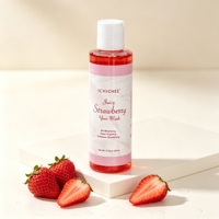 Gel Nettoyant Intime Bio Équilibrant au Parfum Fraise pour Soin Féminin Naturel et Sain