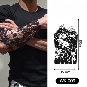 Succo di erbe personalizzato impermeabile corpo mezzo braccio del tatuaggio adesivo Semi-permanente e temporaneo per gli uomini e le donne - Product Image 5