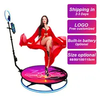 Dropshipping Hot Seal Intelligente Bediening 360 Graden Slow Motion Roterende Magic 360 Photo Booth Photobooth 68 Cm Platform